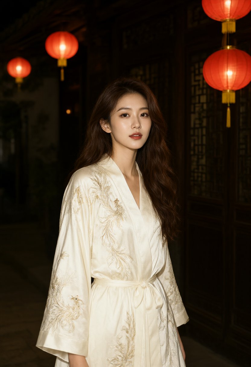 知夏和小满在夜晚的海边谈心